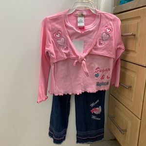 toddlers girl clothing set